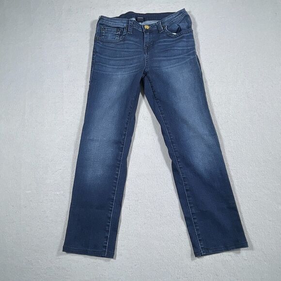True Religion Jeans Women Size 20 Ankle Denim‎ Geno Straight Slim Stretch - Picture 1 of 12